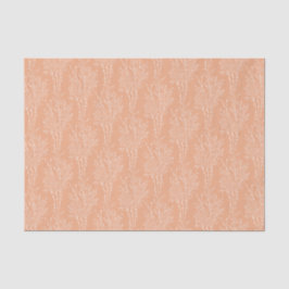 Papel De Seda Delicate Tossed Floral Silhouette | Soft Apricot 