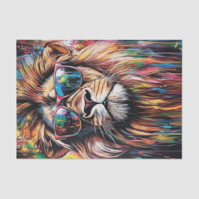 Papel De Seda Den11 do leão (Frente )