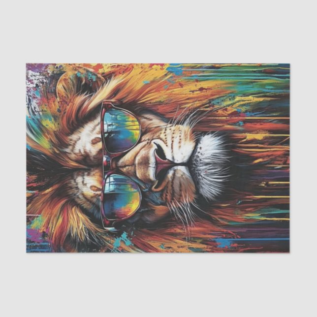 Papel De Seda Den12 do leão (Frente )