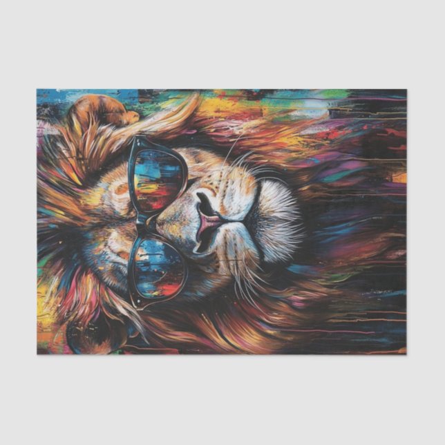 Papel De Seda Den13 do Leão (Frente )