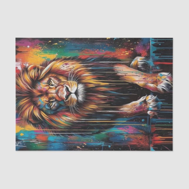 Papel De Seda Den1 do leão (Frente )