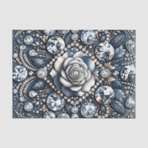Papel De Seda Denim & Diamond Glam Bling Rosa Jewels