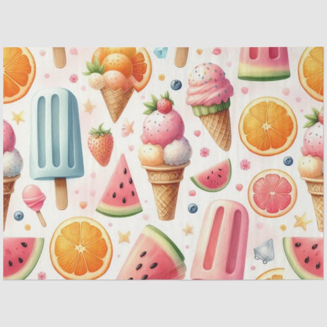Papel De Seda Deriva de Summer Sweet (Frente )