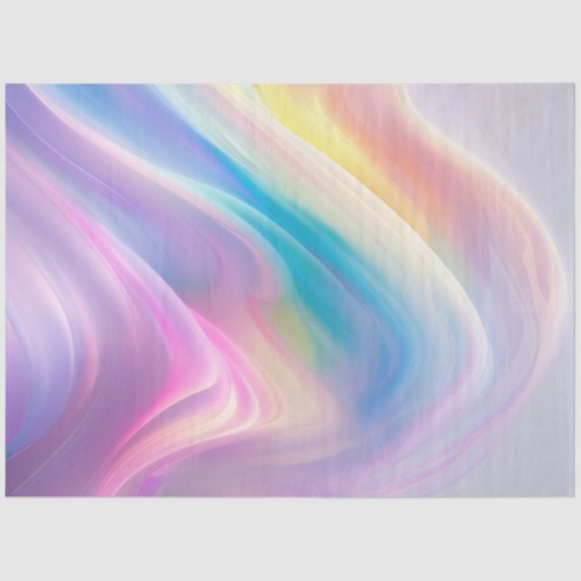 Papel De Seda Deriva Iridescente (Frente )