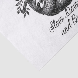 Papel De Seda Desacelere e Respire – Linda Mindfulness de Pregui