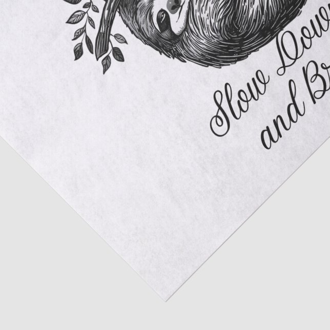 Papel De Seda Desacelere e Respire – Linda Mindfulness de Pregui (Detalhes)
