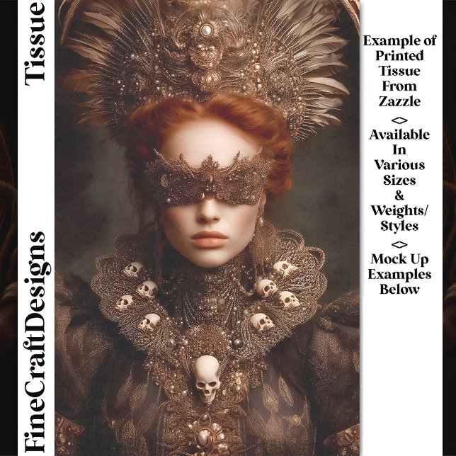 Papel De Seda Desacoplamento de DU1 Mascarada Gothic mascarado (Criador carregado)