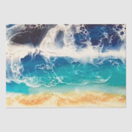 Papel De Seda Desacoplamento de praia