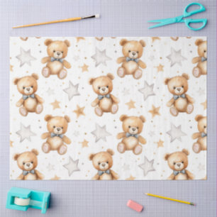 Papel De Seda Desacoplamento de Urso de Urso com Urso Curto-Cint