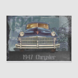 Papel De Seda Desacoplamento do Carro de Chrysler 1947