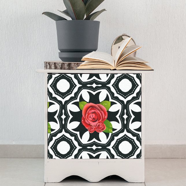 Papel De Seda Desacoplamento do padrão floral romântico do Na mo (Criador carregado)