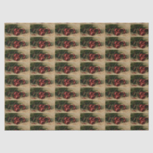 Papel De Seda Desacoplamento do Padrão Pequeno do Vintage Rosa v