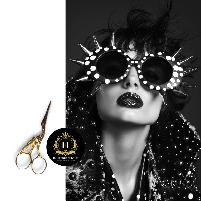 Papel De Seda Desacoplamento Monocromático do Glam Retro do Star (Criador carregado)