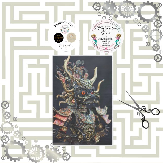 Papel De Seda Desacoplamento Robótico-Chefe Africano (Criador carregado)