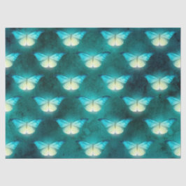 Papel De Seda Desaparecimento de Borboleta Verde brilhante