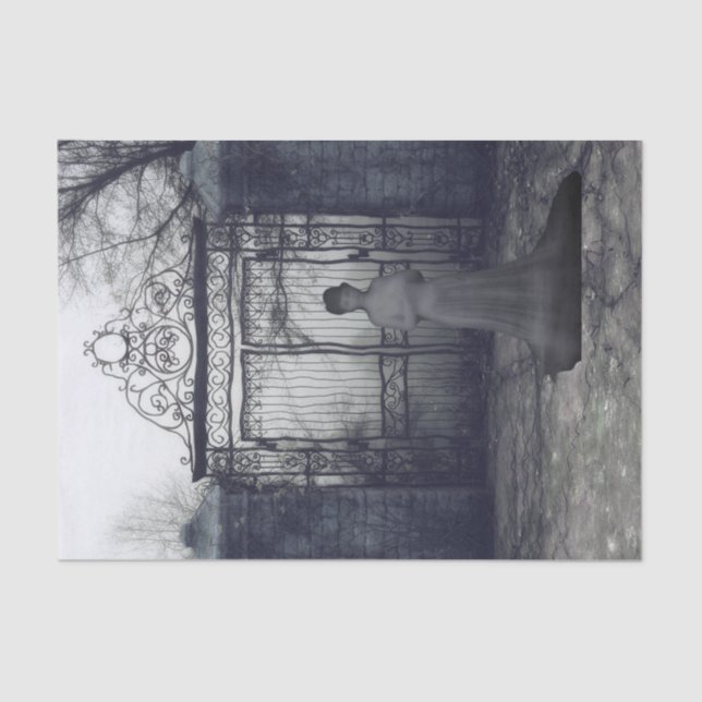 Papel De Seda Descamação assustadora de mulheres (Frente )