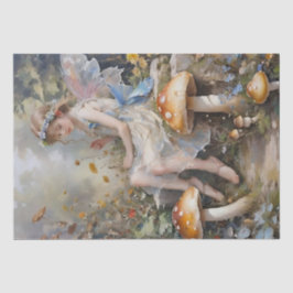 Papel De Seda Descamação de fadas de cogumelo