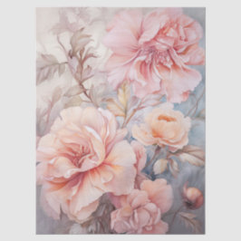 Papel De Seda Descamação do Buquê Floral Rosa-Grande