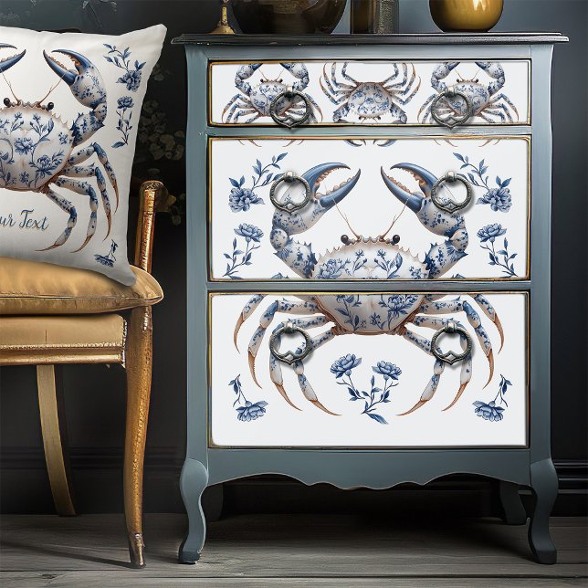 Papel De Seda Descamação do Mobiliário Costeiro De Caranguejo Az (Criador carregado)