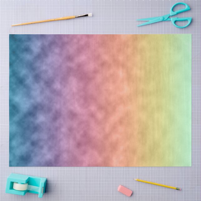 Papel De Seda Descansa no Arco-íris (Arte )
