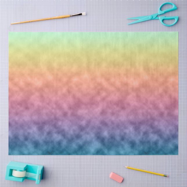 Papel De Seda Descansa no Arco-íris (Arte )