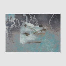 Papel De Seda Descaptação de Textura da Cinza de Teto do Suíno