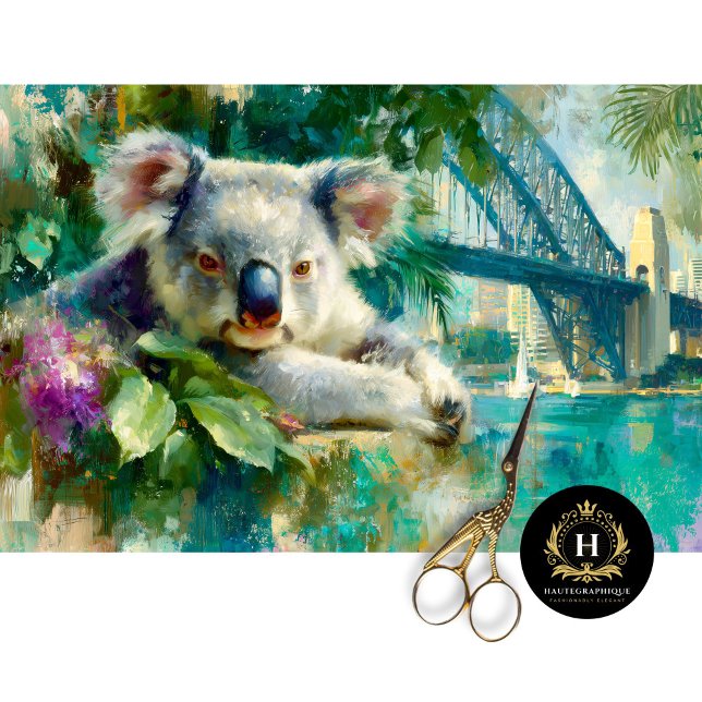 Papel De Seda Descoberta da Ponte Koala & Sydney Harbor (Criador carregado)