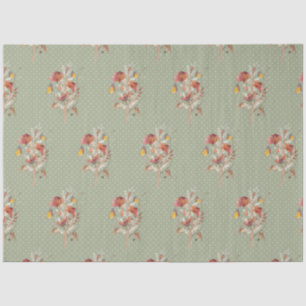 Papel De Seda Descolagem de Borboletas de Buquê Floral
