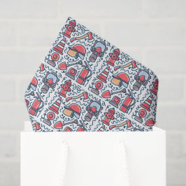 Papel De Seda Descoupagem de Bombeiro