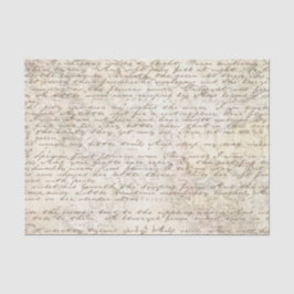 Papel De Seda Descrição do Mapa do Script de Letra Escrita da Mã