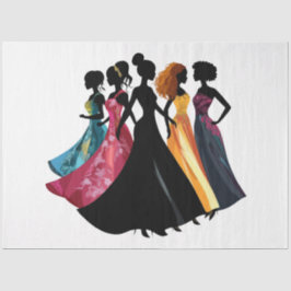 Papel De Seda Descrição Moda de Alta Classe Mostrar Mulheres