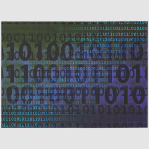 Papel De Seda Desduplicação de código binário de tecnologia