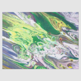 Papel De Seda Desduplicação do Abstrato verde-azul-púrpura