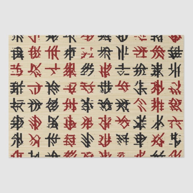 Papel De Seda Deseje a alguém um novo chinês feliz e bem sucedid (Frente )