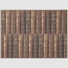 Papel De Seda Desencaixe de Lombadas de Livros Antigos (Heráldic