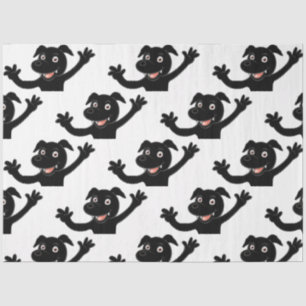Papel De Seda desenho animado em laboratório negro