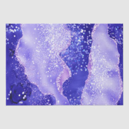 Papel De Seda Desenho Brilho Brilhante Ágata Glam Rouxo