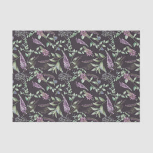 Papel De Seda Desenho da Série Floral e de Tartan Escocesa 8
