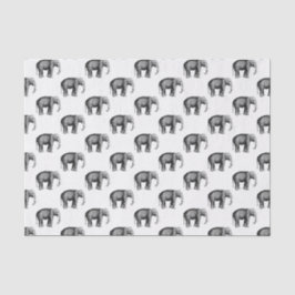 Papel De Seda Desenho de elefante de vinheta