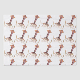 Papel De Seda Desenho Espalhado Estilizado Vintage #1