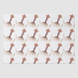 Papel De Seda Desenho Estilizado de Lula Vintage #1