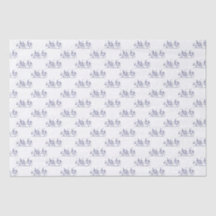 Papel De Seda Desenho Estilizado Vintage de Partida de Polo #2 A