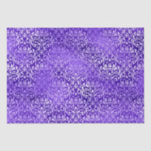 Desenho Floral Elegante Damasco Glam Roxo
