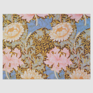 Papel De Seda Desenho Floral Ousado William Morris