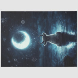 Papel De Seda Desentupindo Vaca Mística Highland Estrelando na L