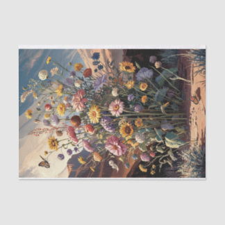 Papel De Seda Desert Wildflower Buquê, Sudoeste do Canyon