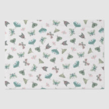 Deserto Chic Retro Blush Green Butterfly Foliage