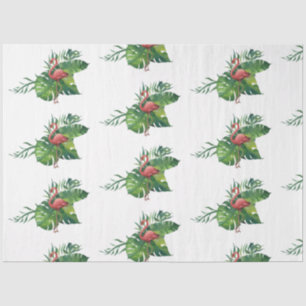 Papel De Seda Design 10 da série Flamingo Tropical Vibes