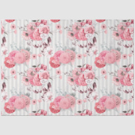 Papel De Seda Design 10 da Série Floral Rosa