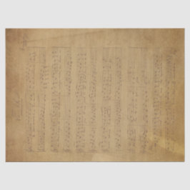 Papel De Seda Design 10 da Série Música e Rosas